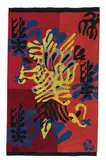 Mimosa by Henri Matisse, 1951, Hand-woven wool tapestry, sold Oct 2019