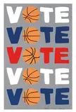 Vote by Jonas Wood, 2018, 6-color screenprint on Coventry rag paper, sold Oct 2019
