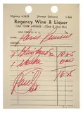 Paris Review by Andy Warhol, 1967, Screenprint with die-cut holes on cream paper, sold Oct 2019