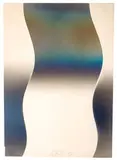 Larry Bell, DCF #1 (Double Curve Fade)