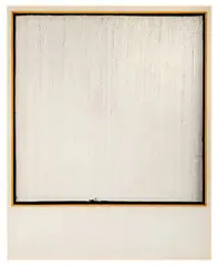 Ed Moses, Untitled (Abstract Drawing), 1978, Graphite, charcoal, and masking tape on board