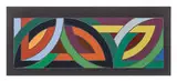 Frank Stella, York Factory II, 1974, 53-color screenprint on Arches Cover black paper