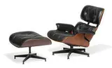 Charles and Ray Eames, Lounge chair and ottoman (2), 1956; this example produced 1977