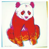 Giant Panda (from Endangered Species Portfolio) by Andy Warhol, 1983, Screenprint on Lenox Museum Board, sold Oct 2019