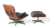 Charles and Ray Eames, Lounge chair and ottoman (2), 1956; this example produced 1977