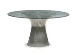 Dining table by Warren Platner, 1966; this example produced later, sold Oct 2019