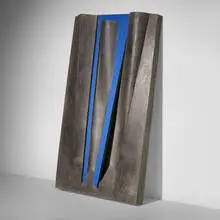 Gary Stephan, Untitled Relief, 1983, oil on aluminum