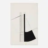 Harvey Quaytman, Untitled, 1966, charcoal, acrylic and dry pigment on Arches