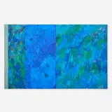 Jordi Teixidor, De ayer a hoy, 1988, oil on two canvases