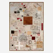 David Shapiro, The Poignancy of Things VII, 1978, acrylic and collage in artist-made frame