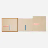 Bruce Boice, Untitled, c. 1975, acrylic on three canvases