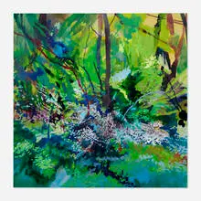 Arden Bendler Browning, Escape 24, 2020, acrylic on panel