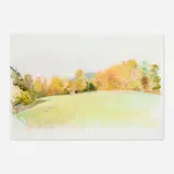 Wolf Kahn, Untitled #3, 1984, pastel on paper