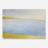 Wolf Kahn, Oyster Pond, 1982, oil on canvas