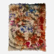 Anna Betbeze, Vortex, 2014, india ink and acid dyes on wool