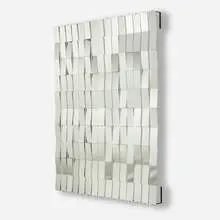 Gary Webb, Miami Split, 2004, mirror, American white ash wood