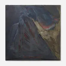 Laddie John Dill, Untitled, 1975, mixed media on panel