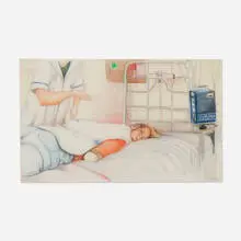 Rob Thom, Too Big of an Ear, 2004, colored pencil on tracing paper
