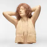 Marc Sijan, Hands Behind Head, 1992, painted resin, towel