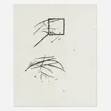 Louis Eisner, Box 29, 2013, oil, graphite, marsh ink on linen