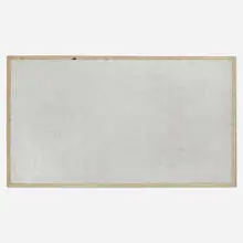 White Alice by Tim Rollins & K.O.S., 1984-87, matte acrylic on bookpages (Carroll's "Through the Looking Glass") laid to linen, sold Jun 2024
