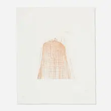 Wayne Thiebaud, Red Mountain, 1998, hardground etching on Somerset Textured