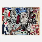 Jean Dubuffet, Faits Memorables II, 1978, screenprint in colors on Arches