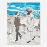 Elizabeth Peyton, Jackie and John, 2000, lithograph in colors