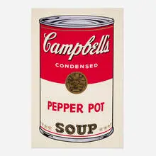 Andy Warhol, Pepper Pot Soup (from the Campbell's Soup I portfolio), 1968, screenprint in colors