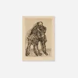 James Ensor, Le Combat, 1896, etching on Japan