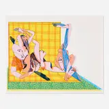 Christina Quarles, Laid Up, 2020, screenprint in colors on Somerset