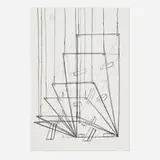 Al Taylor, Untitled (Planes), 1990, lithograph on BFK Rives