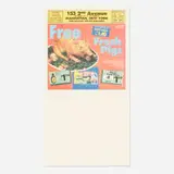Robert Gober, Untitled (Fresh Pigs) (from the Store Ads series)