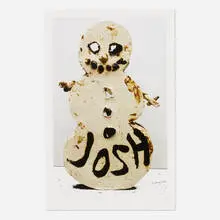 Josh Smith, Snowman, 2013, archival pigment print
