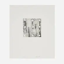 Al Taylor, Untitled (Small Holes), 1988, etching on Somerset Satin