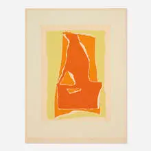 A IV by Adja Yunkers, 1972, screenprint in colors, sold Jun 2024