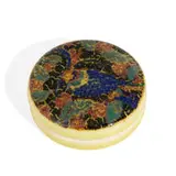 Edward T. Hurley for Rookwood Pottery, porcelain box with a colorful bird decoration on the cover