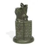 Frank N. Wilcox for Cowan Pottery, Rowfant Club earthenware groundhog candlestick