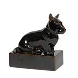 porcelain Scottie dog bookend by Rookwood Pottery, sold Nov 2021