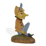 Weller Pottery, hand-colored earthenware garden gnome