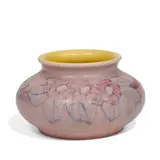 porcelain Double Vellum glaze vase with floral decoration by Katherine Jones for Rookwood Pottery, sold Nov 2021