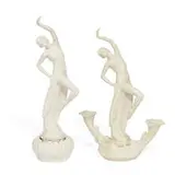 R. Guy Cowan for Cowan Pottery, group of items in Ivory glaze, two