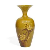 Albert R. Valentien for Rookwood Pottery, earthenware Standard Glaze vase with floral decoration