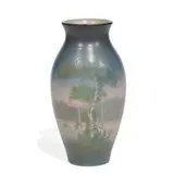 Edward T. Hurley for Rookwood Pottery, porcelain Vellum glaze vase