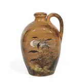 Limoges style earthenware perfume jug by Martin Rettig for Rookwood Pottery, sold Nov 2021