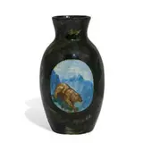 Thomas J. Wheatley for Wheatley Pottery, unusual earthenware vase