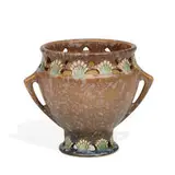 Roseville Pottery, Ferella vase, shape number 498-4