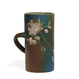 Grace Young for Rookwood Pottery, earthenware Dull Finish glaze mug with fruit blossom decoration