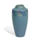 Fred Rothenbusch for Rookwood Pottery, earthenware Vellum glaze vase with floral decoration