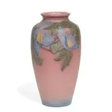 Sallie Coyne for Rookwood Pottery, porcelain vase with colorful floral decoration